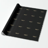 Minimalistischer klassischer professioneller Schwa Geschenkpapier (Ungerollt)