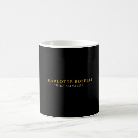 Minimalistischer klassischer professioneller Schwa Kaffeetasse (Mittel)