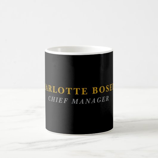 Minimalistischer klassischer professioneller Schwa Kaffeetasse (Mittel)