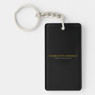 Minimalistischer klassischer professioneller Schwa Schlüsselanhänger