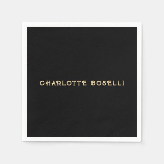 Minimalistischer klassischer professioneller Schwa Serviette (Vorderseite)
