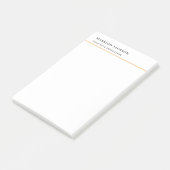 Minimalistischer klassischer, schlichter professio post-it klebezettel (angewinkelt)