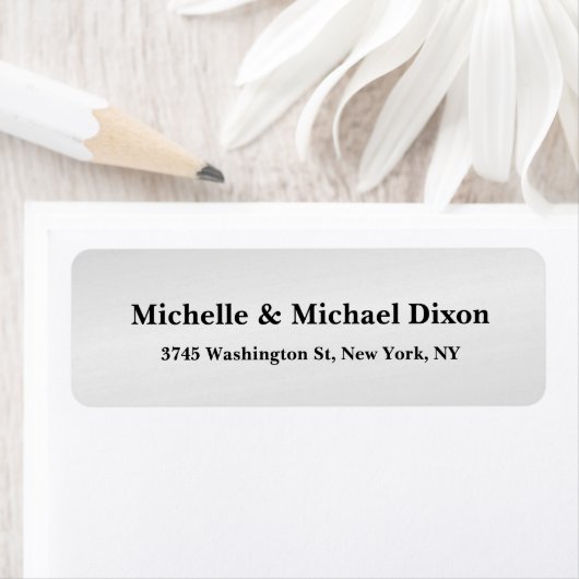 Minimalistischer klassischer Stil Elegant Silver G (Insitu)