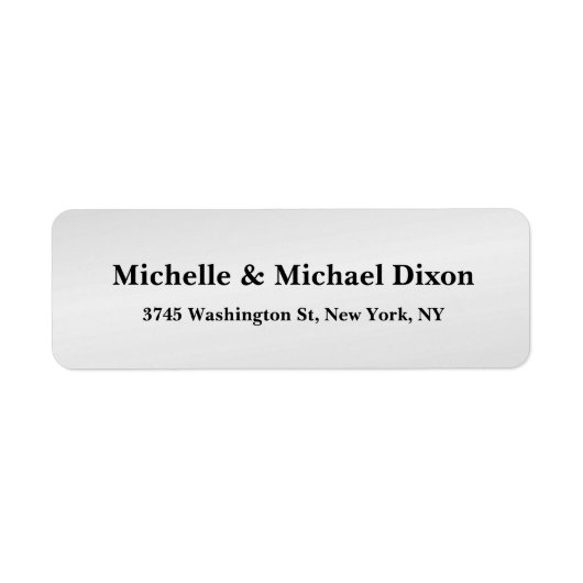 Minimalistischer klassischer Stil Elegant Silver G (Vorne)