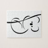 Minimalistischer Koala Puzzle (Horizontal)