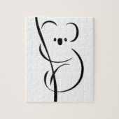 Minimalistischer Koala Puzzle (Vertikal)