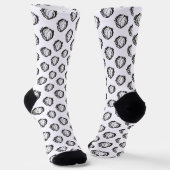 Minimalistischer Kohl – Kühnes Vegetable-Design in Socken (Gewinkelt)