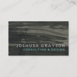 Minimalistischer Kohleabfall Beruflich Visitenkarte