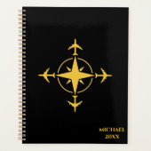 Minimalistischer Kompass Planer (Vorderseite)