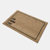 Minimalistischer Kostenvoranschlag Fußmatte (Schrägansicht)