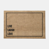 Minimalistischer Kostenvoranschlag Fußmatte (Vorderseite)