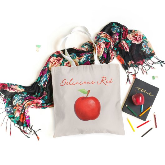 Minimalistischer, köstlicher Red Apple Tasche