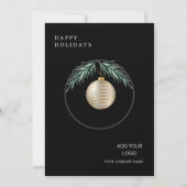 Minimalistischer Kranz Moderne Weihnachten im Unte (Vorderseite)