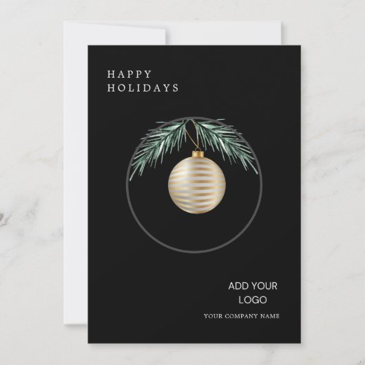 Minimalistischer Kranz Moderne Weihnachten im Unte (Vorderseite)