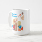 Minimalistischer Kreativer Träumer Article555 Kaffeetasse (Vorderseite Links)