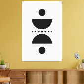 Minimalistischer Kreis Leinwanddruck (Insitu (Wohnzimmer))