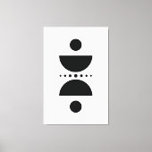 Minimalistischer Kreis Leinwanddruck (Vorderseite)