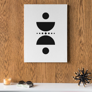 Minimalistischer Kreis Leinwanddruck