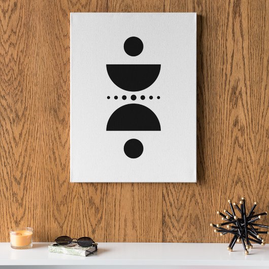 Minimalistischer Kreis Leinwanddruck