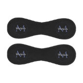 Minimalistischer Kreis moderner Monogramm-Anfangsn Baseball (Paneele)
