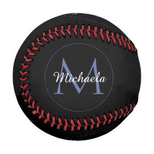 Minimalistischer Kreis moderner Monogramm-Anfangsn Baseball