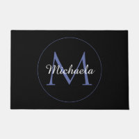 Minimalistischer Kreis moderner Monogramm-Anfangsn
