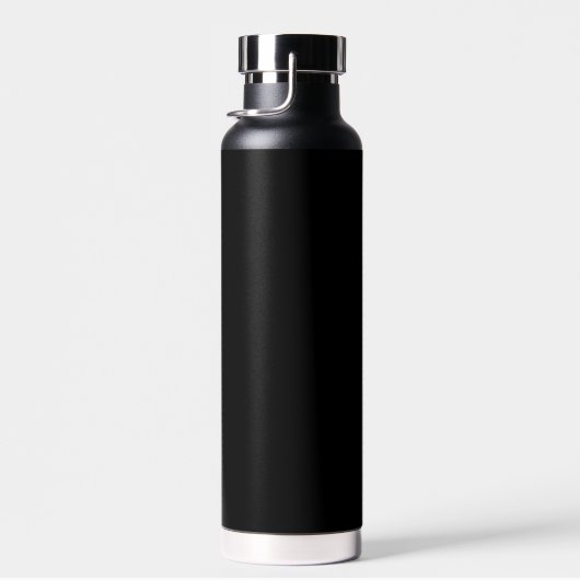 Minimalistischer Kreis moderner Monogramm-Anfangsn Trinkflasche (Rechts)