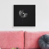 Minimalistischer Kronleuchter Gone to Seed Black a Leinwanddruck (Insitu (Wohnzimmer))