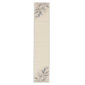 Minimalistischer Leafy Elegance Tischläufer - Neut (Vorderseite)