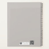 Minimalistischer Leinenwebstuhl | Natürliches Text Planer (Rückseite)