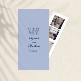 Minimalistischer Lesezeichen-Ständer für gezeichne Dankeskarte