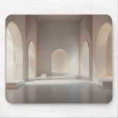 Minimalistischer Lichtraum Mousepad (Vorne)