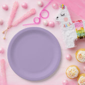 Minimalistischer lila-purpurner Hintergrund Pappteller (Party)