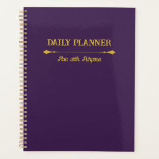 Minimalistischer Loyal Plum Gold Planer