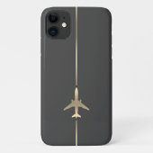 Minimalistischer Luftverkehr Case-Mate iPhone Hülle (Rückseite)