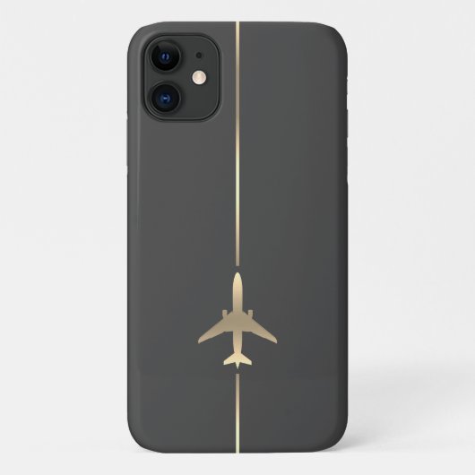 Minimalistischer Luftverkehr Case-Mate iPhone Hülle (Rückseite)