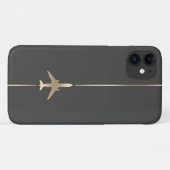Minimalistischer Luftverkehr Case-Mate iPhone Hülle (Rückseite (Horizontal))