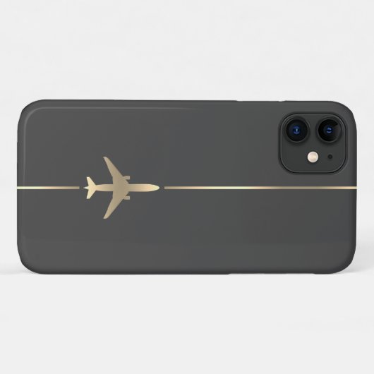 Minimalistischer Luftverkehr Case-Mate iPhone Hülle (Rückseite (Horizontal))