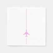 Minimalistischer Luftverkehr - Napkins Serviette (Vorderseite)