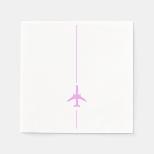 Minimalistischer Luftverkehr - Napkins Serviette (Vorderseite)