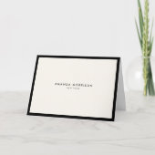 Minimalistischer Luxus Elfenbein gerahmt (Vorderseite)