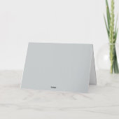 Minimalistischer Luxus Grau Blanko (Rückseite)