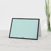 Minimalistischer Luxus Mintgrün Gerahmt (Rückseite)