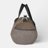 Minimalistischer Luxus-Wildleder-Ästhetik-Monogram Duffle Bag (Rechts)