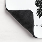Minimalistischer Maine-Coon-Geometrischer-Mauspad Mousepad (Ecke)