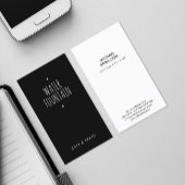 Minimalistischer Markenname | Lässige Handschrift  Visitenkarte