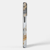 Minimalistischer Marmor - Elegantes und zeitloses Case-Mate iPhone Hülle (Rückseite / Rechts)