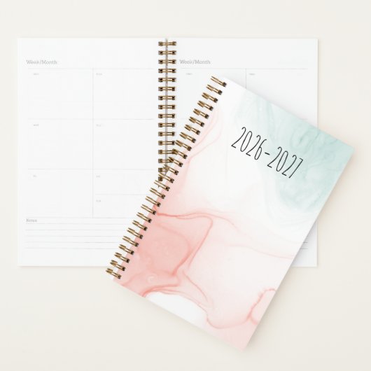 Minimalistischer Marmor-Waschdesign-Planer Planer (Anzeige)