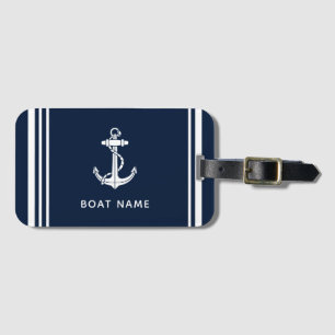 Minimalistischer maßgeschneiderter nautischer Boot Gepäckanhänger