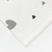 Minimalistischer Meilenstein für einfache Zwilling Fleecedecke (Ecke)